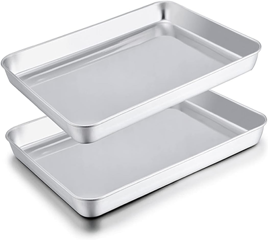 TeamFar Toaster Oven Pans, 9.3 x 7 x