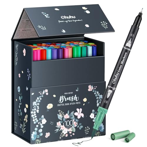 Ohuhu Markers for Adult Coloring Books No Bleeding