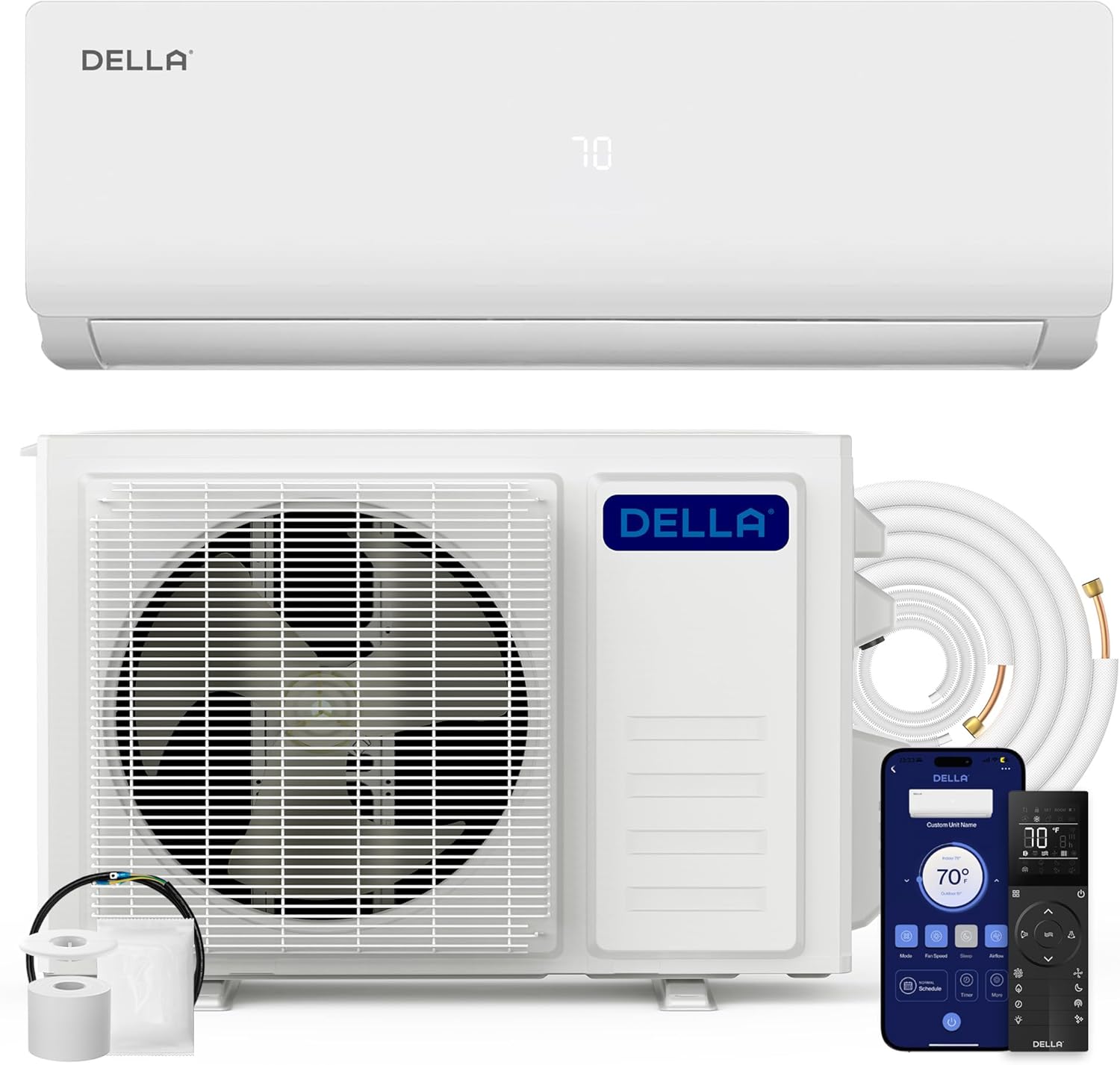 DELLA Vario Series 12000 BTU Mini Split Air
