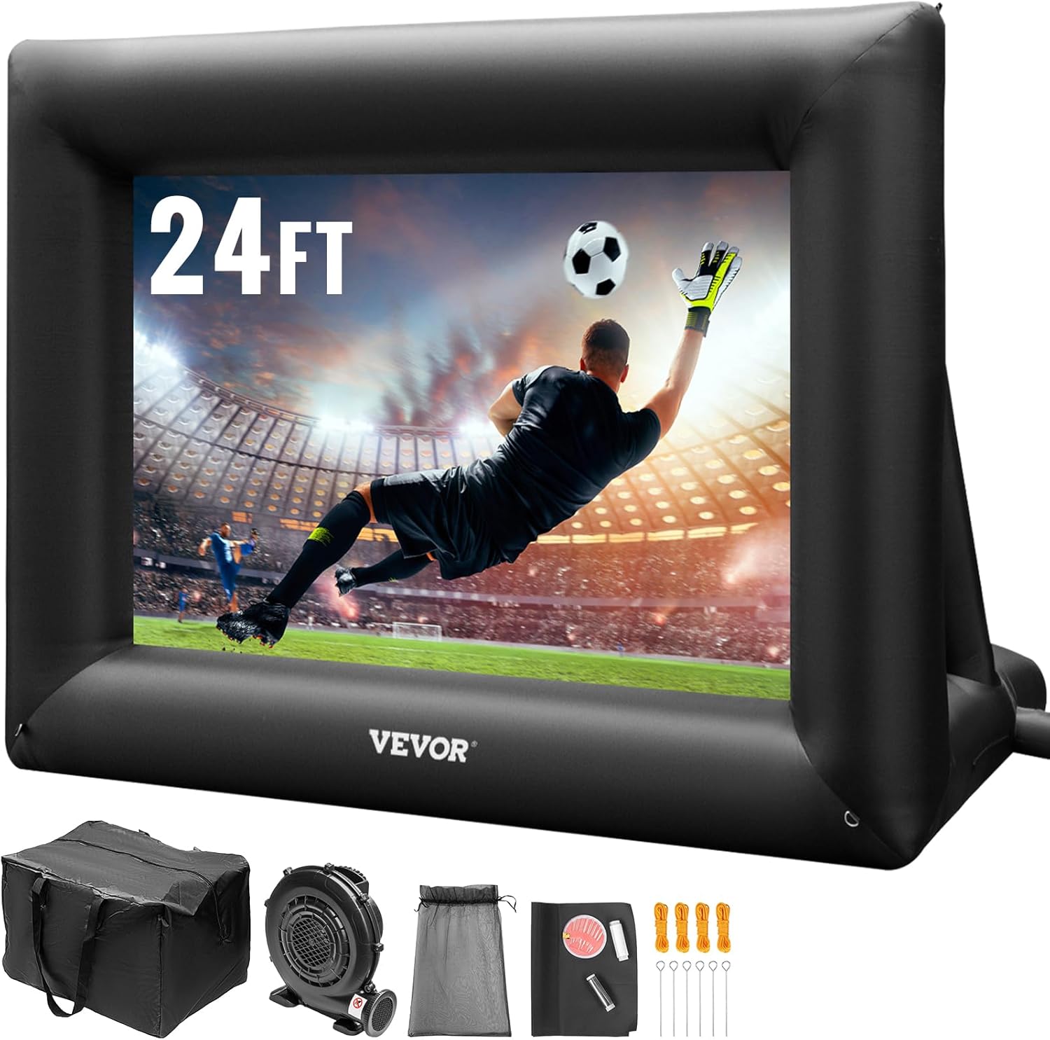 VEVOR Inflatable Projector Screen for Outdoor Use with