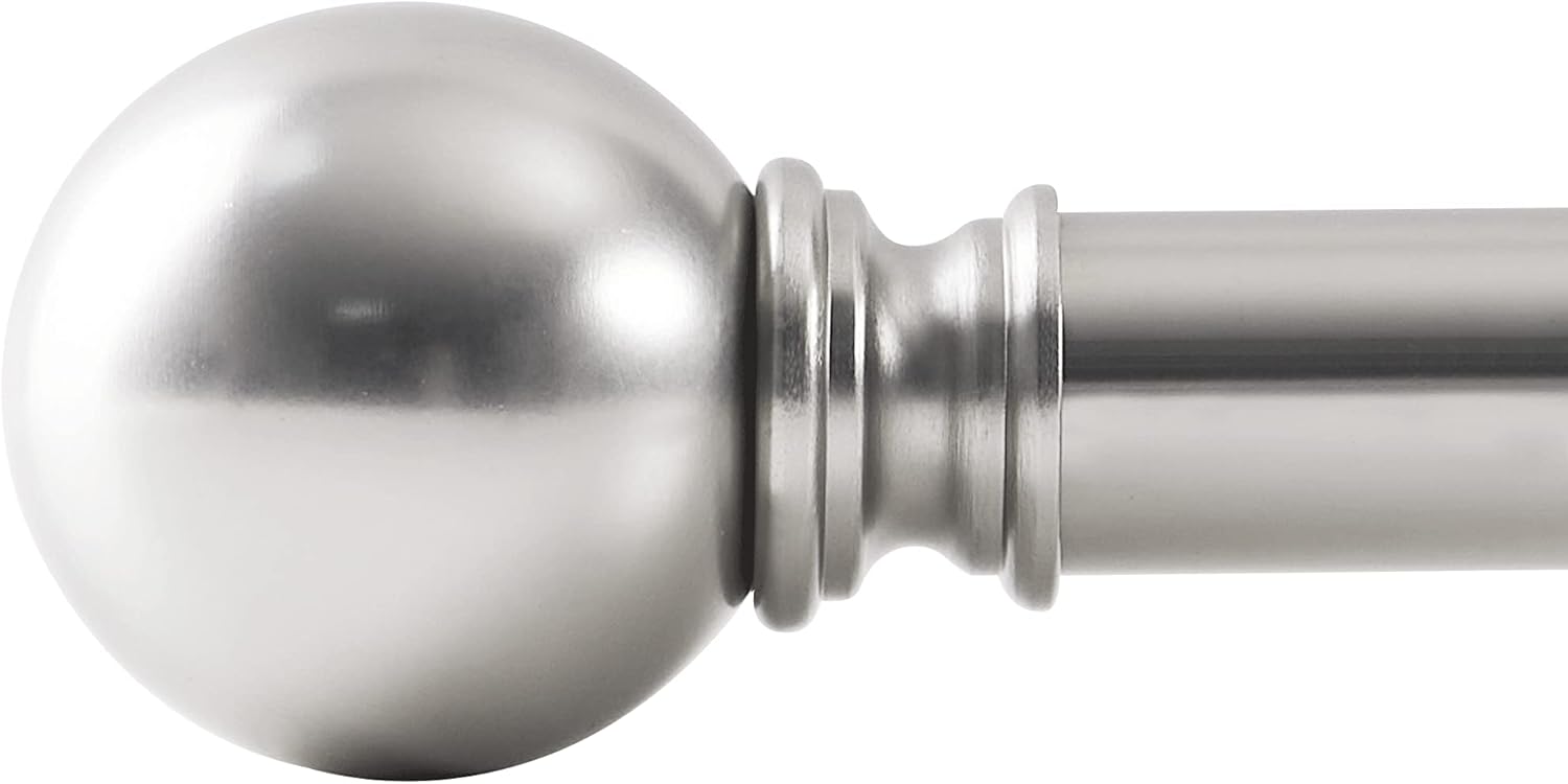 NICETOWN Single Curtain Rod for Bedroom/Living Room Window