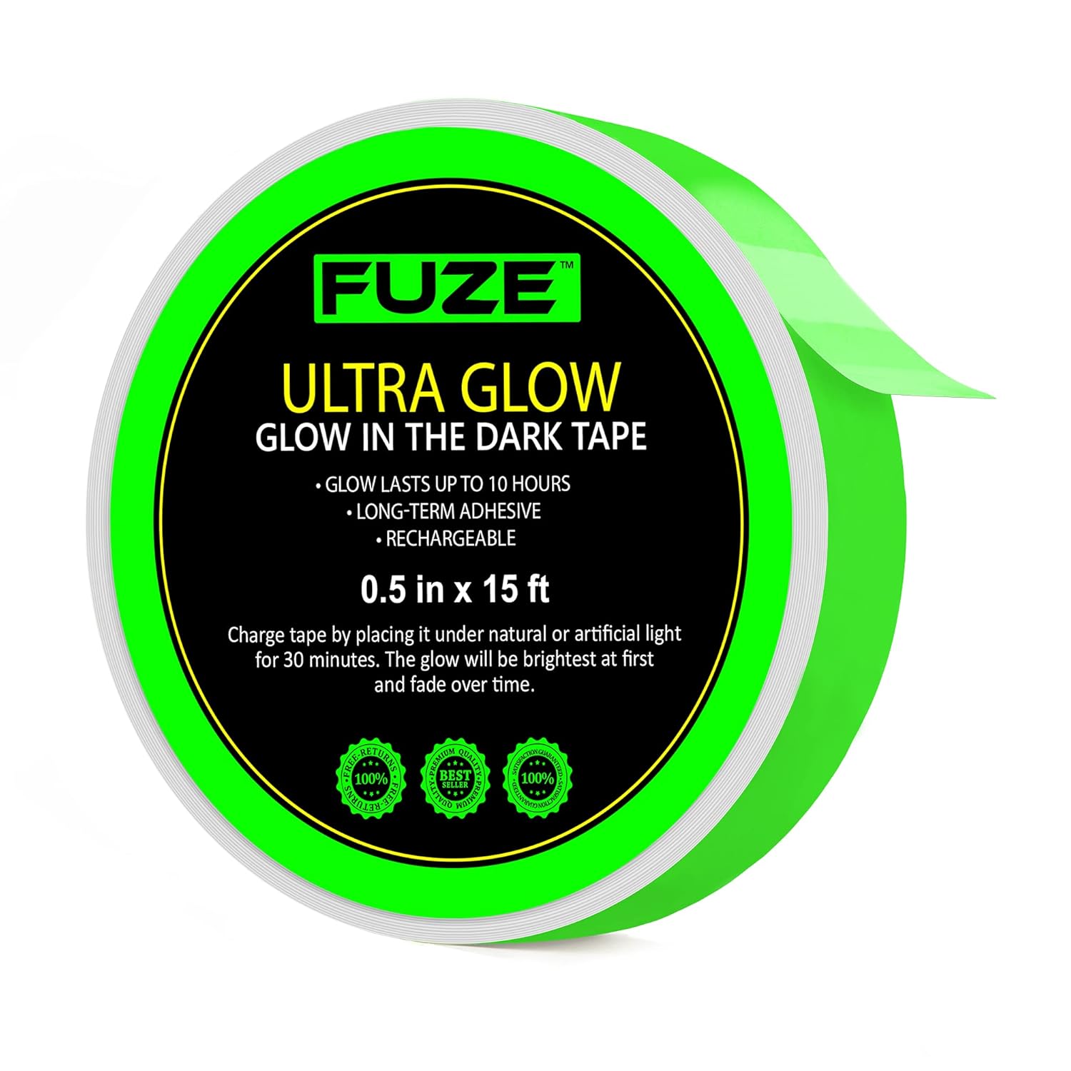 Lockport Glow in The Dark Tape, 15 Ft