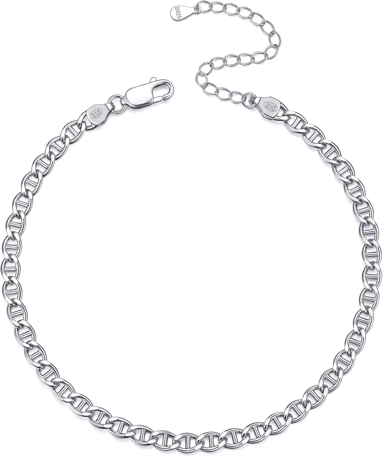 ChicSilver 925 Sterling Silver Ankle Bracelet for Women,