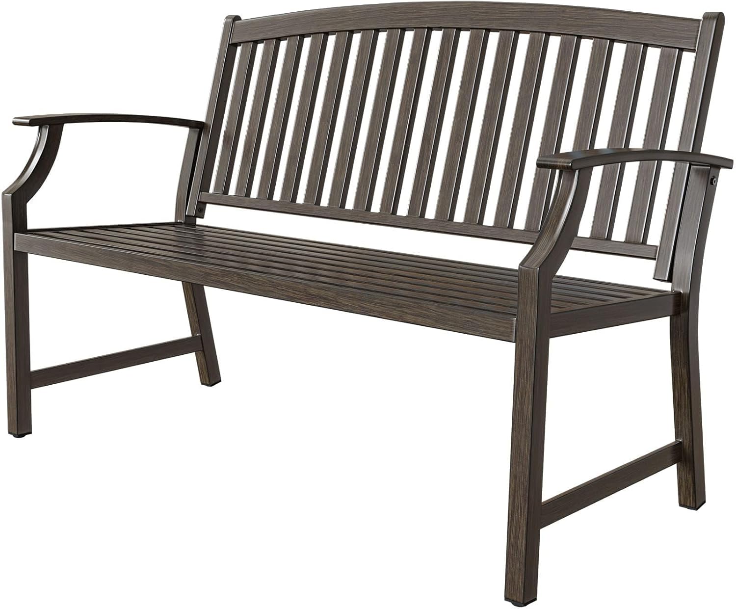 Grand patio 52 Inch Farmhouse Outdoor Bench, Garden