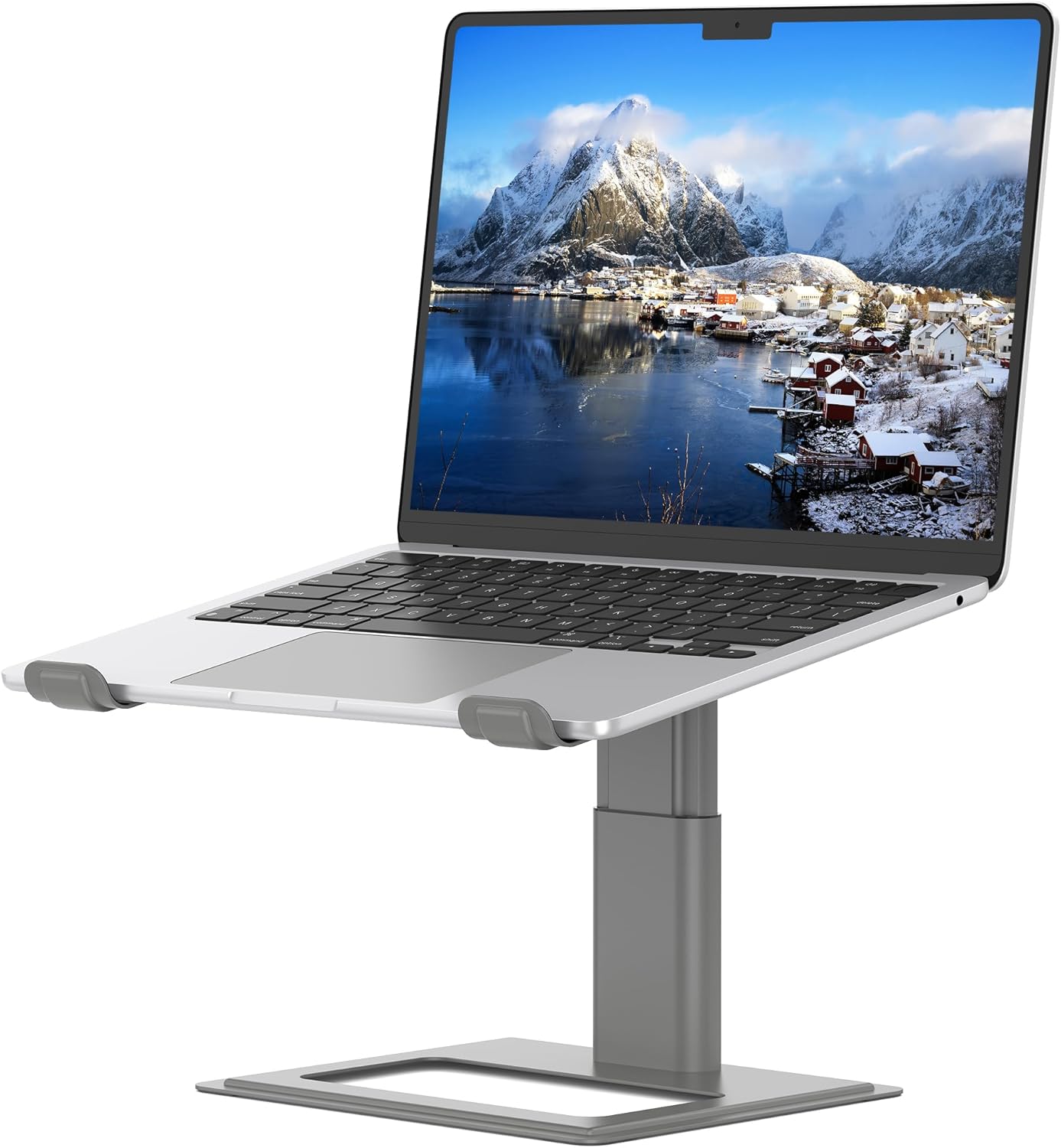 SOUNDANCE Adjustable Laptop Stand, Ergonomic Aluminum Riser for