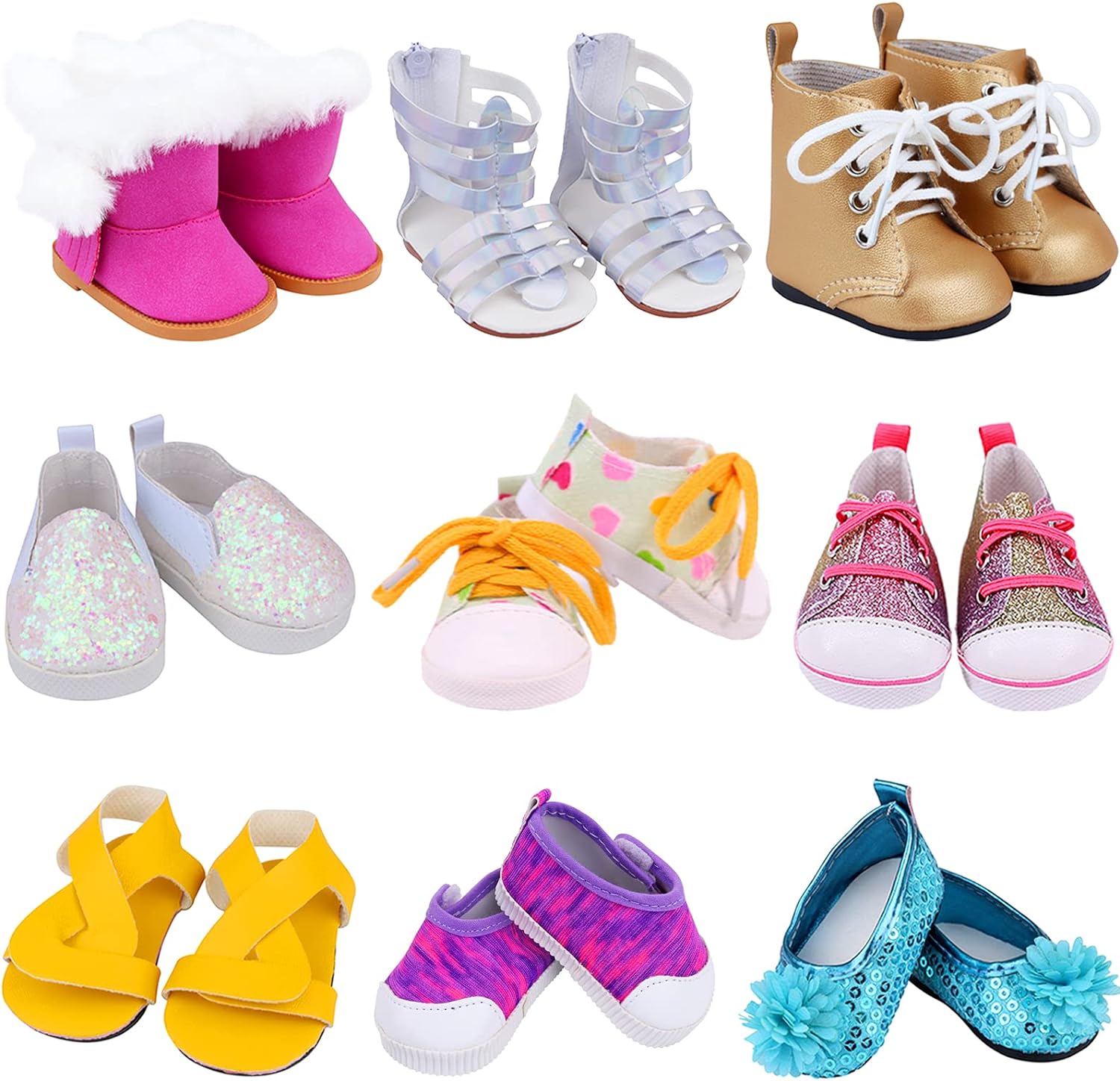 Ecore Fun 18 Inch Girl Doll Accessories Includes