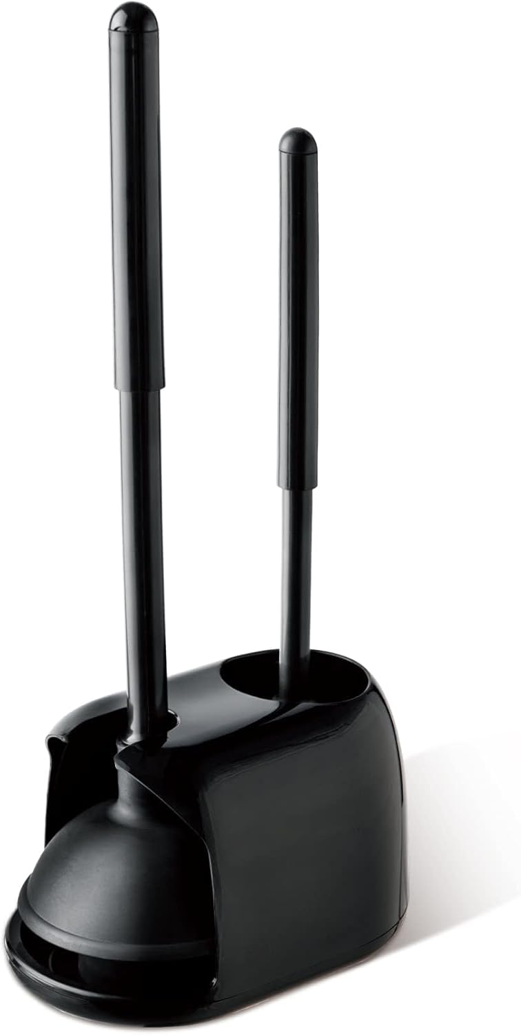 Eyliden Toilet Plunger and Brush Set, 2-in-1 Bathroom