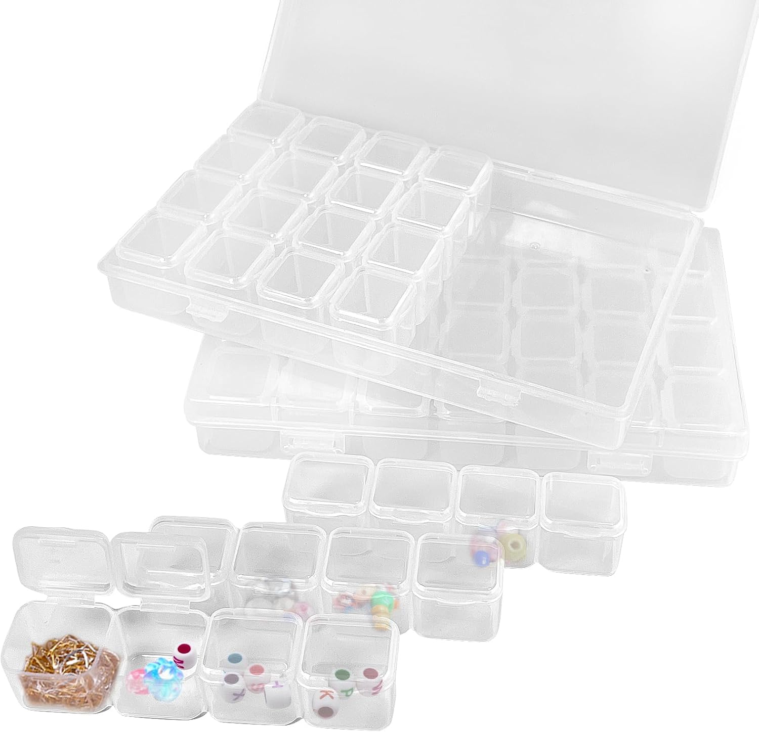 Guyuyii 56 Slots Diamond Painting Storage, 2 Pack