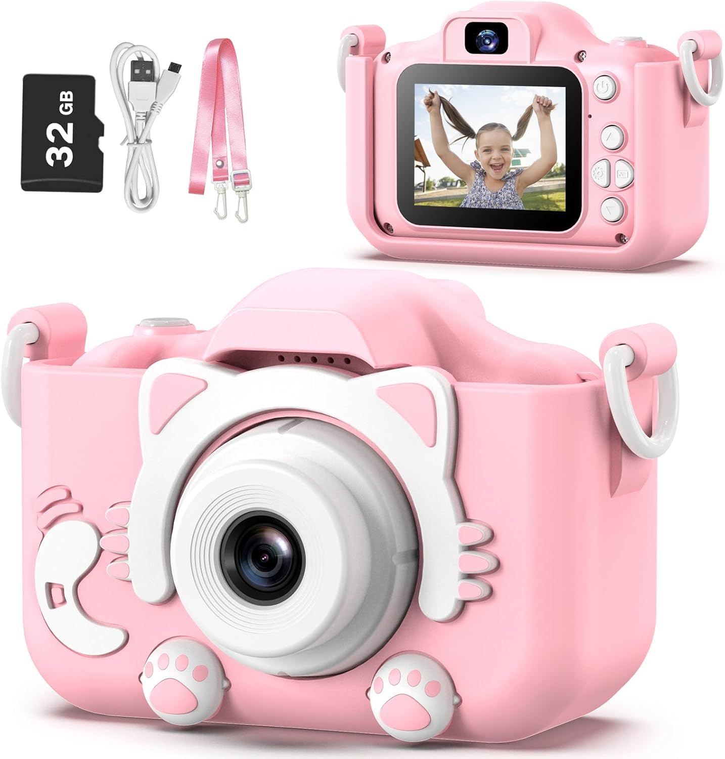 Goopow Kids Camera, Children's Digital Video Camcorder with