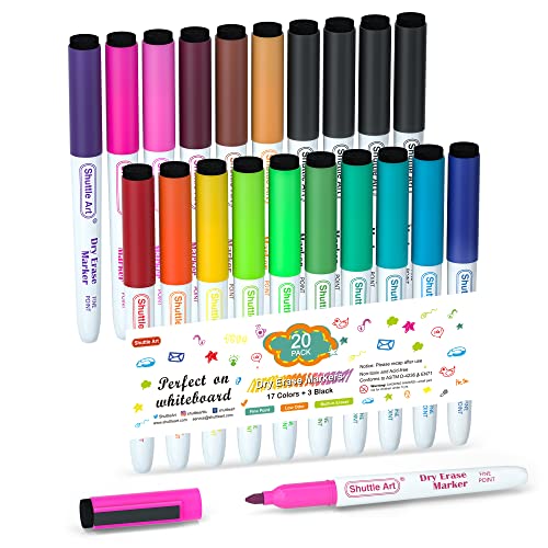 Shuttle Art Dry Erase Markers, 20 Pack 17