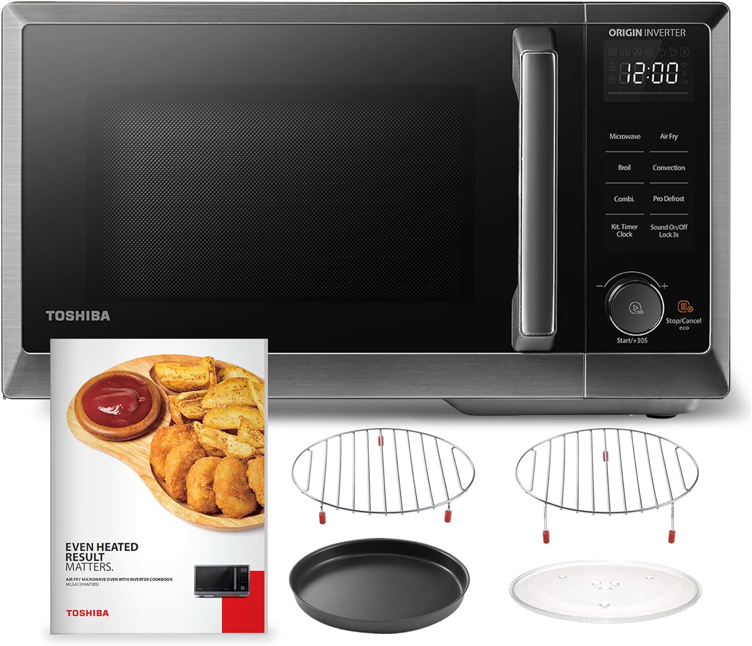 TOSHIBA Inverter Countertop Microwave Oven Air Fryer Combo
