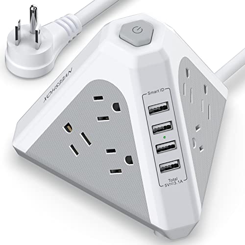 NVEESHOX Power Strip Tower Surge Protector-9 Multiple Outlets