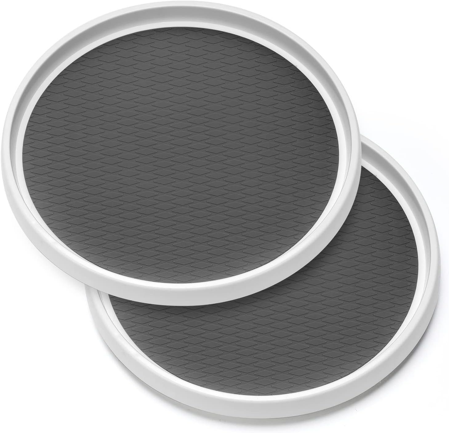 2 Pack, 12-Inch Non-Skid Lazy Susan Organizers -