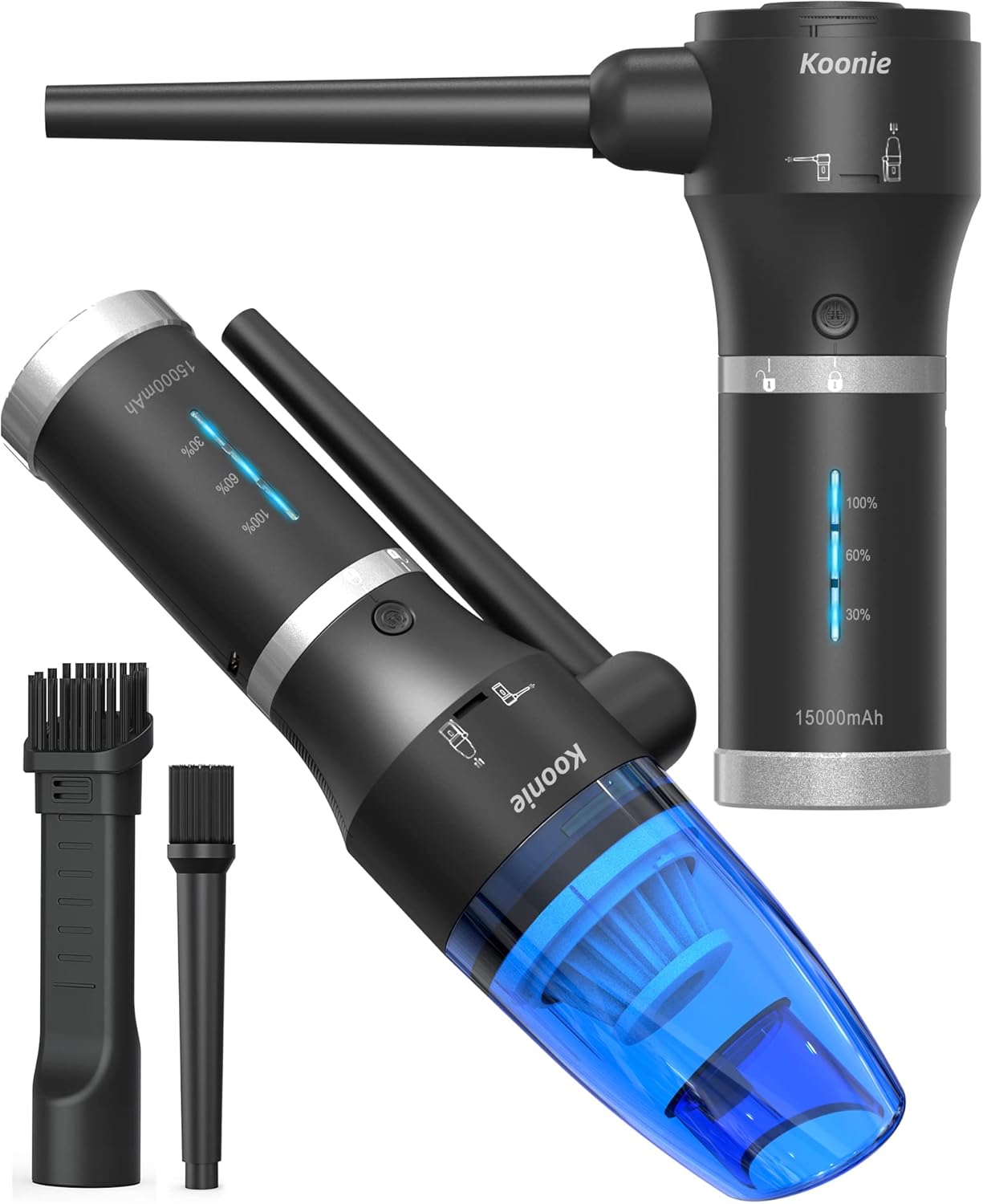 Koonie Compressed Air Duster, 15000mAh Cordless Air Duster