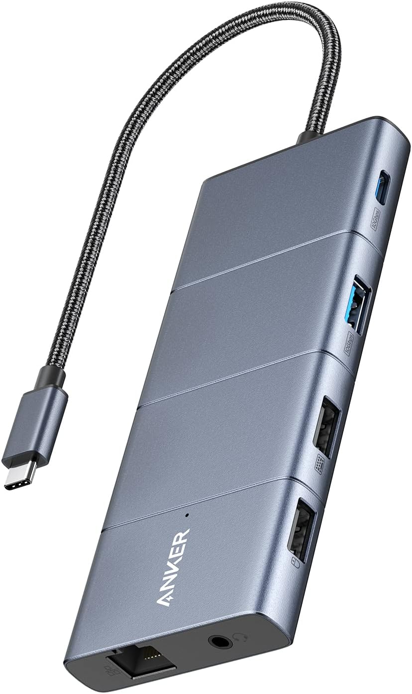 Anker USB C Hub, 11-in-1 Docking Station Dual