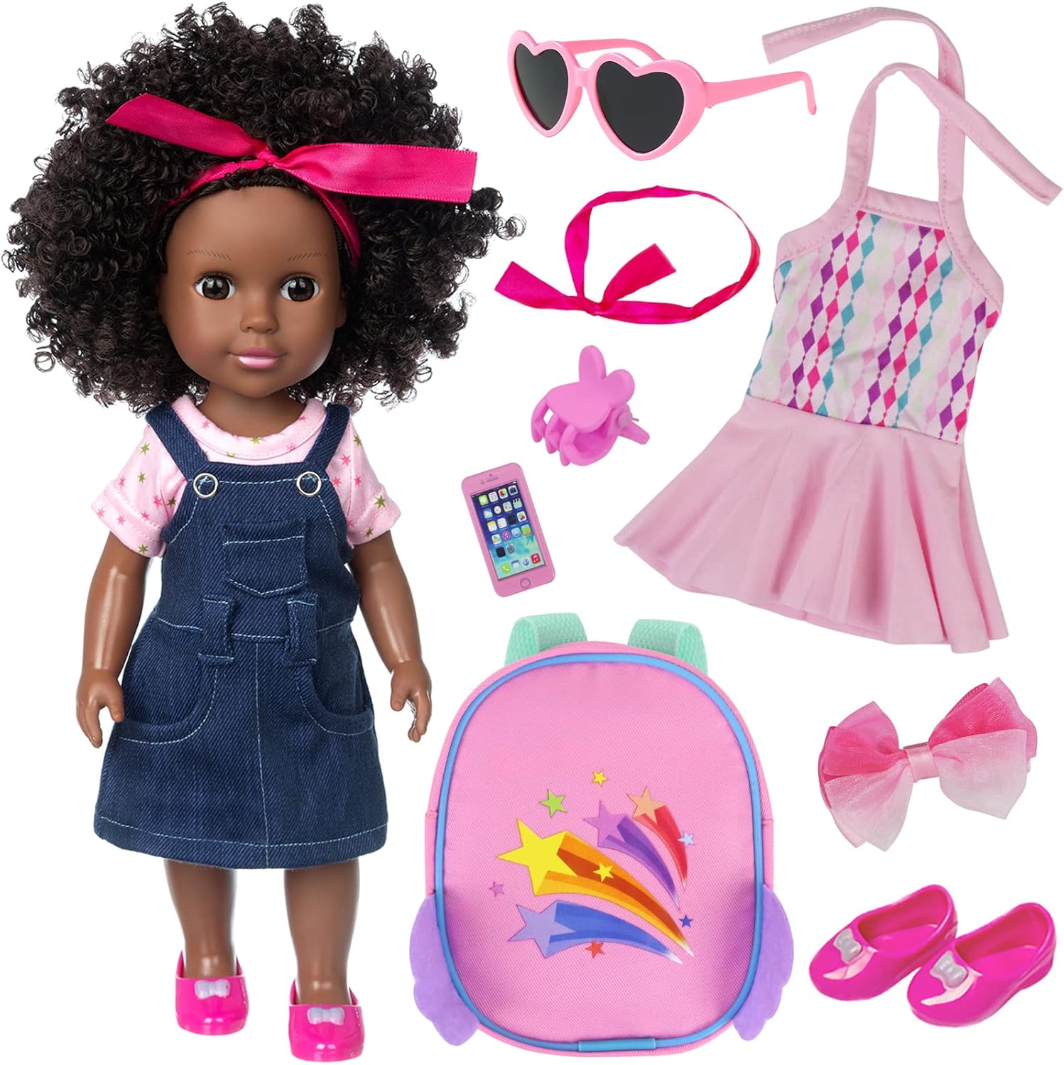Ecore Fun Black Doll 14.5 Inch Baby Girl