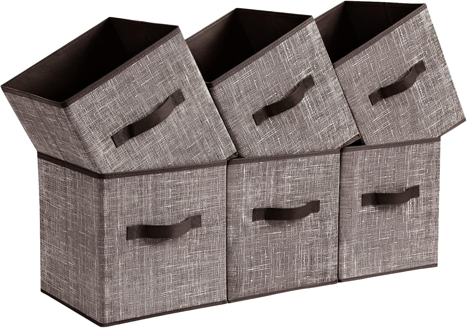 SONGMICS Storage Cubes, 11-Inch Non-Woven Fabric Bins with