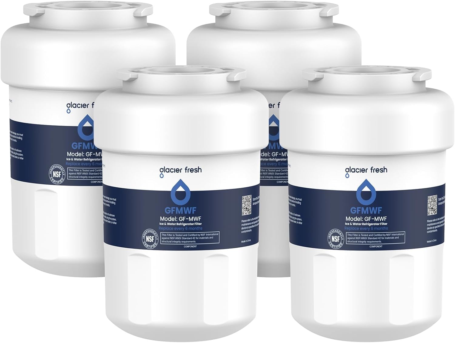 GLACIER FRESH GE MWF Refrigerator Water Filter Replacement