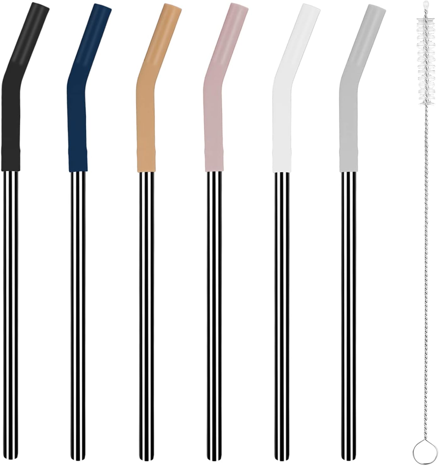 Tronco Set of 6 Stainless Steel Reusable Metal