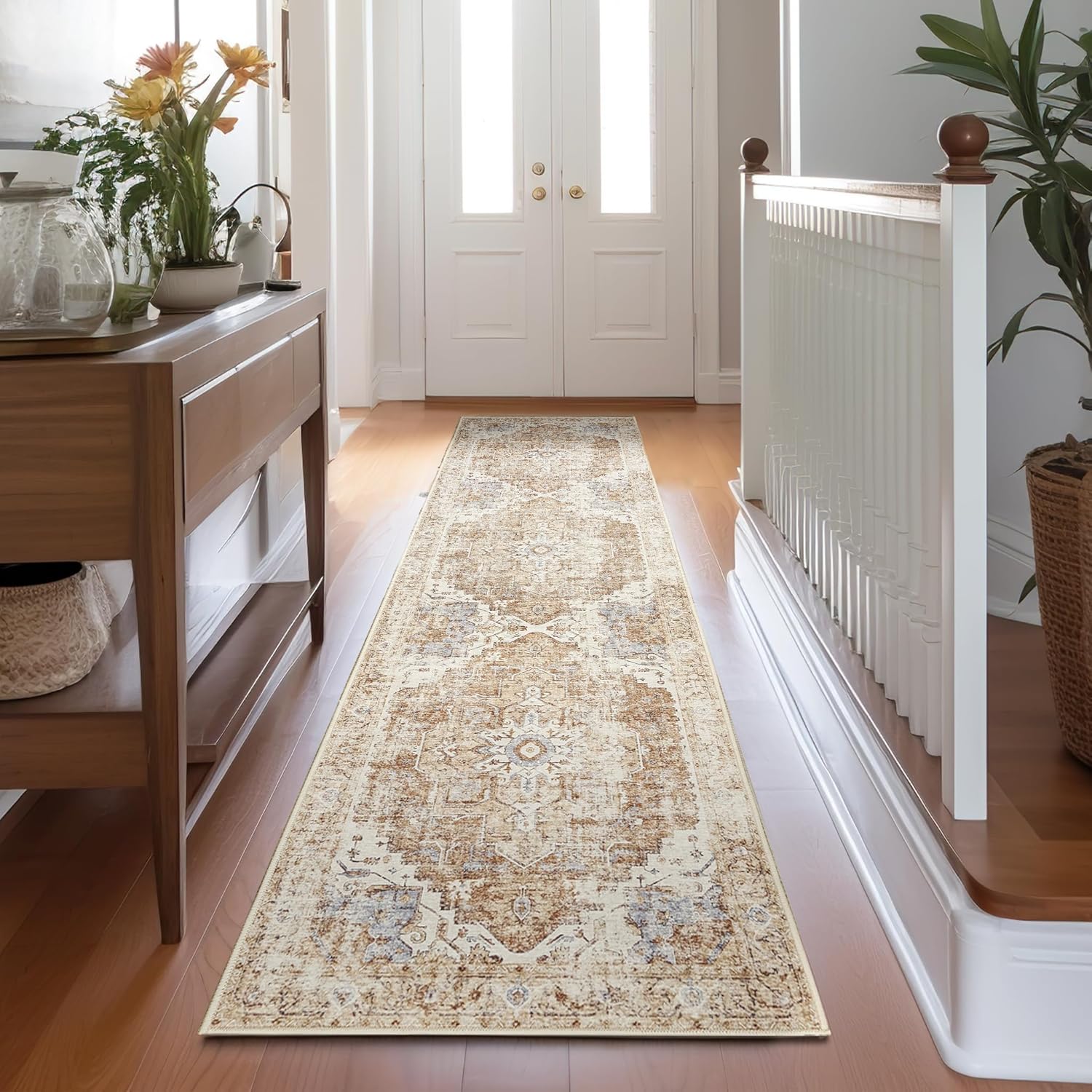 jinchan Kelda Runner Rug 2x7 Hallway Rug Kitchen