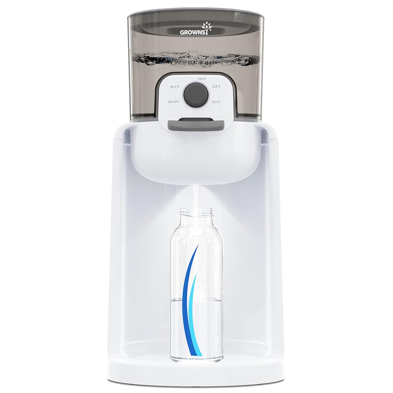 GROWNSY Instant Baby Bottle Warmer, Precise 4 Temperatures