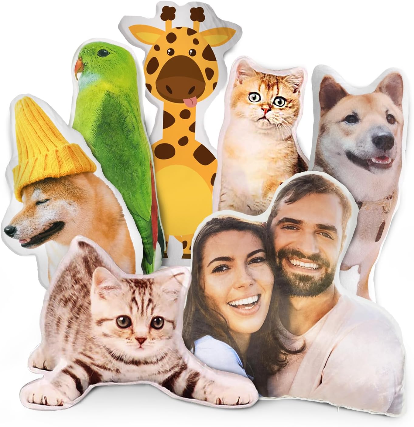 Custom Mini Pet Pillow, 6'' Customized Keychain with