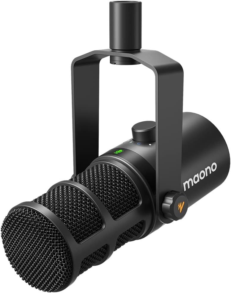 MAONO Dynamic Microphone PD400X, USB/XLR Podcast PC Mic