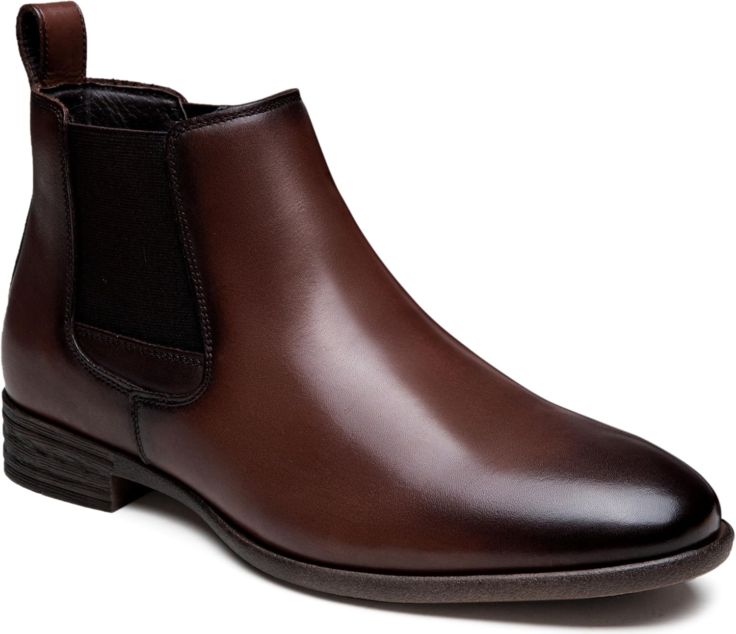 Jousen Men's Chelsea Boots Polished Leather Dress Boots