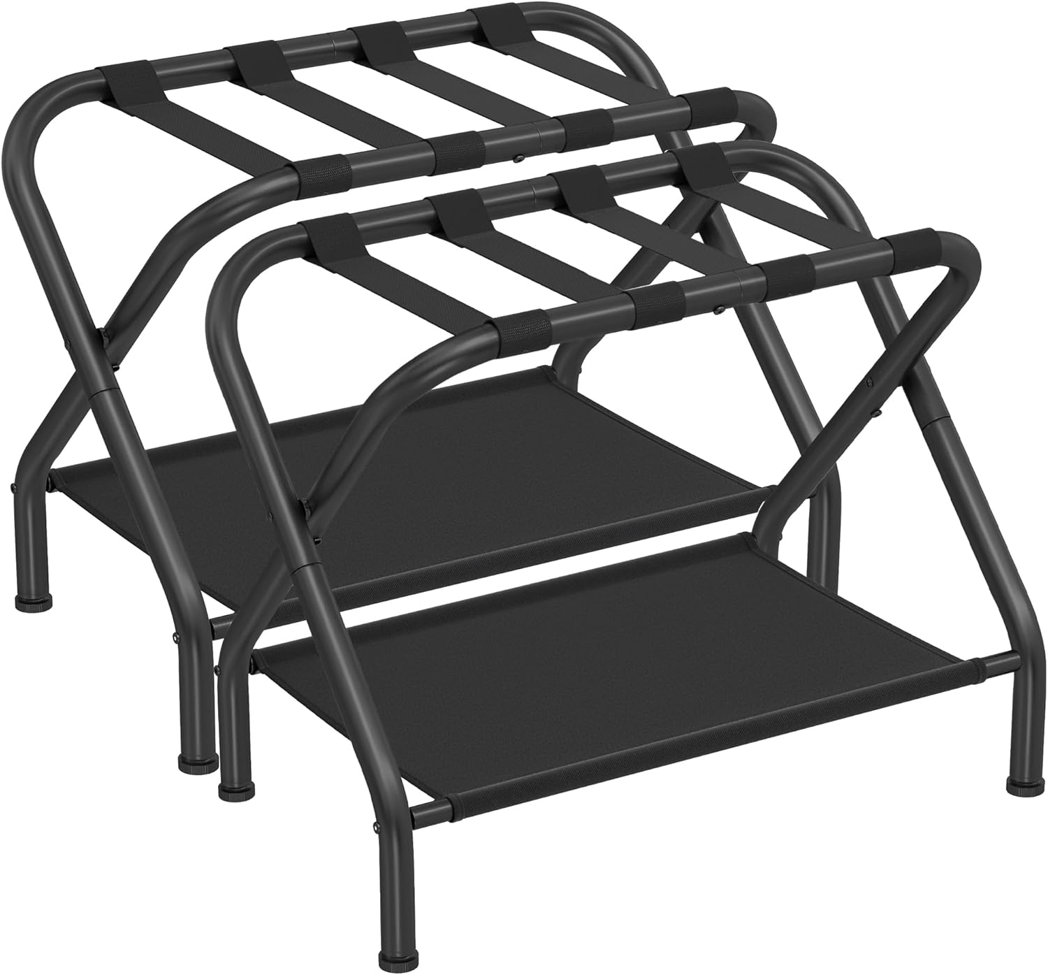SONGMICS Luggage Racks, Set of 2, Suitcase Stand
