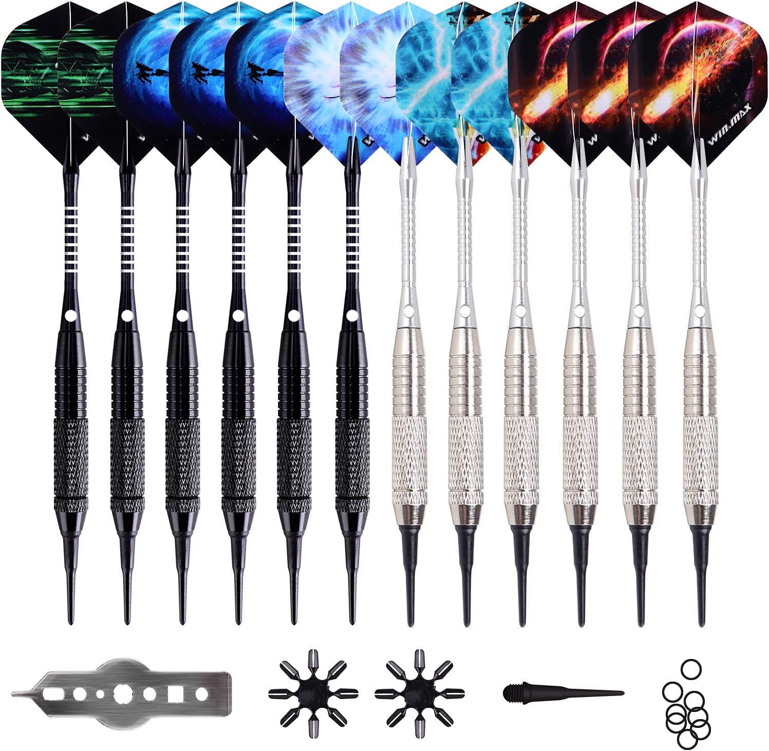 WIN.MAX Darts Plastic Tip - Soft Tip Darts