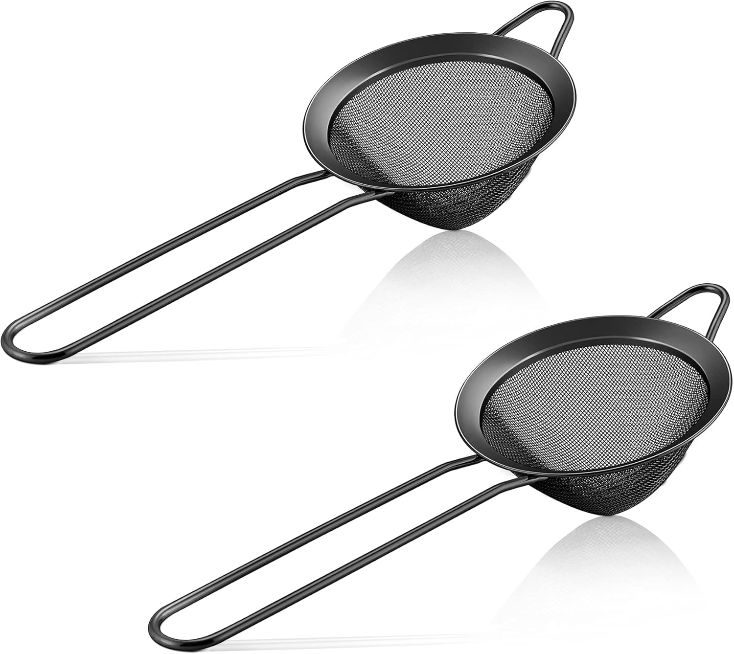 Black Small Strainer Set of 2, E-far 3.3