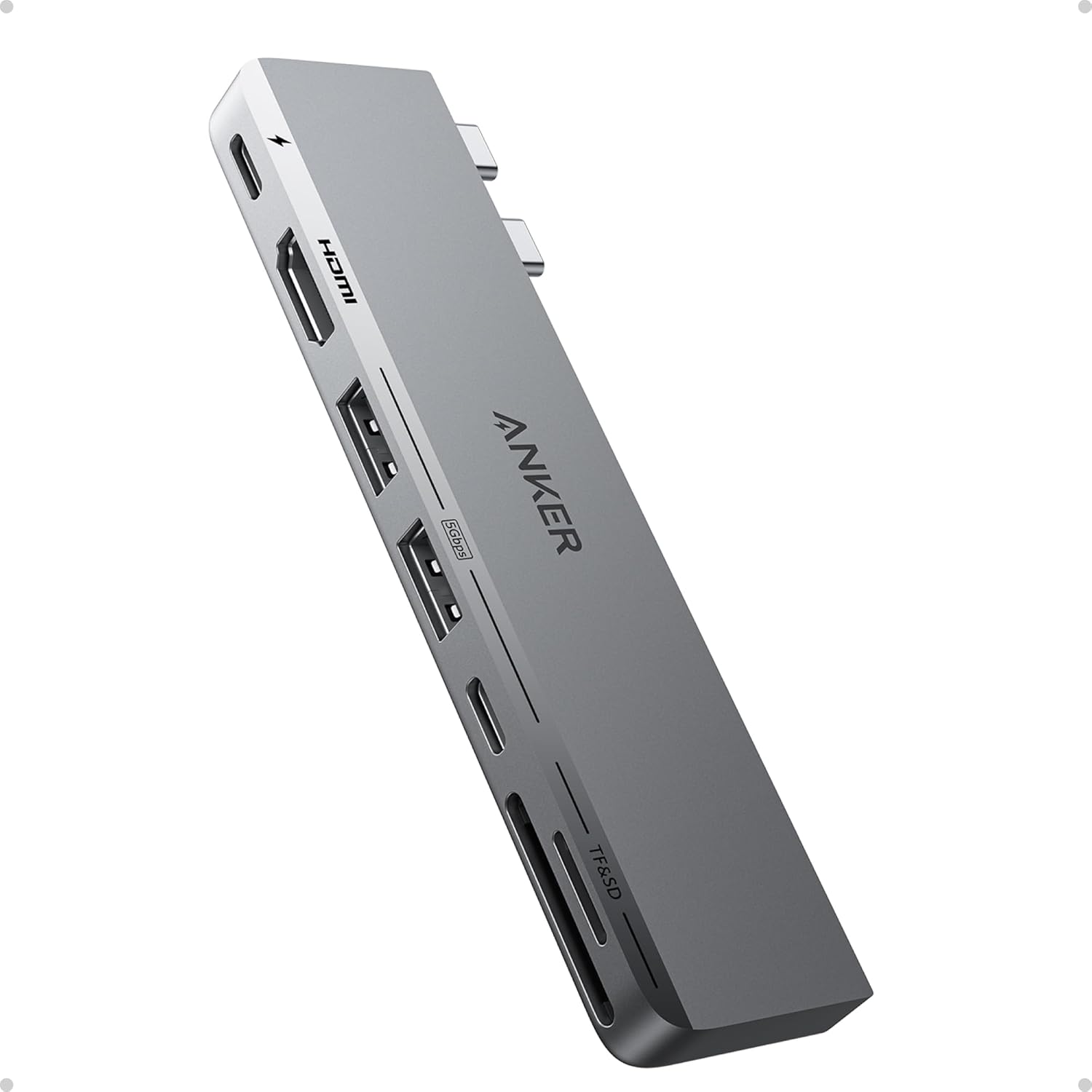 Anker USB C Hub for MacBook, 7-in-2 Dock