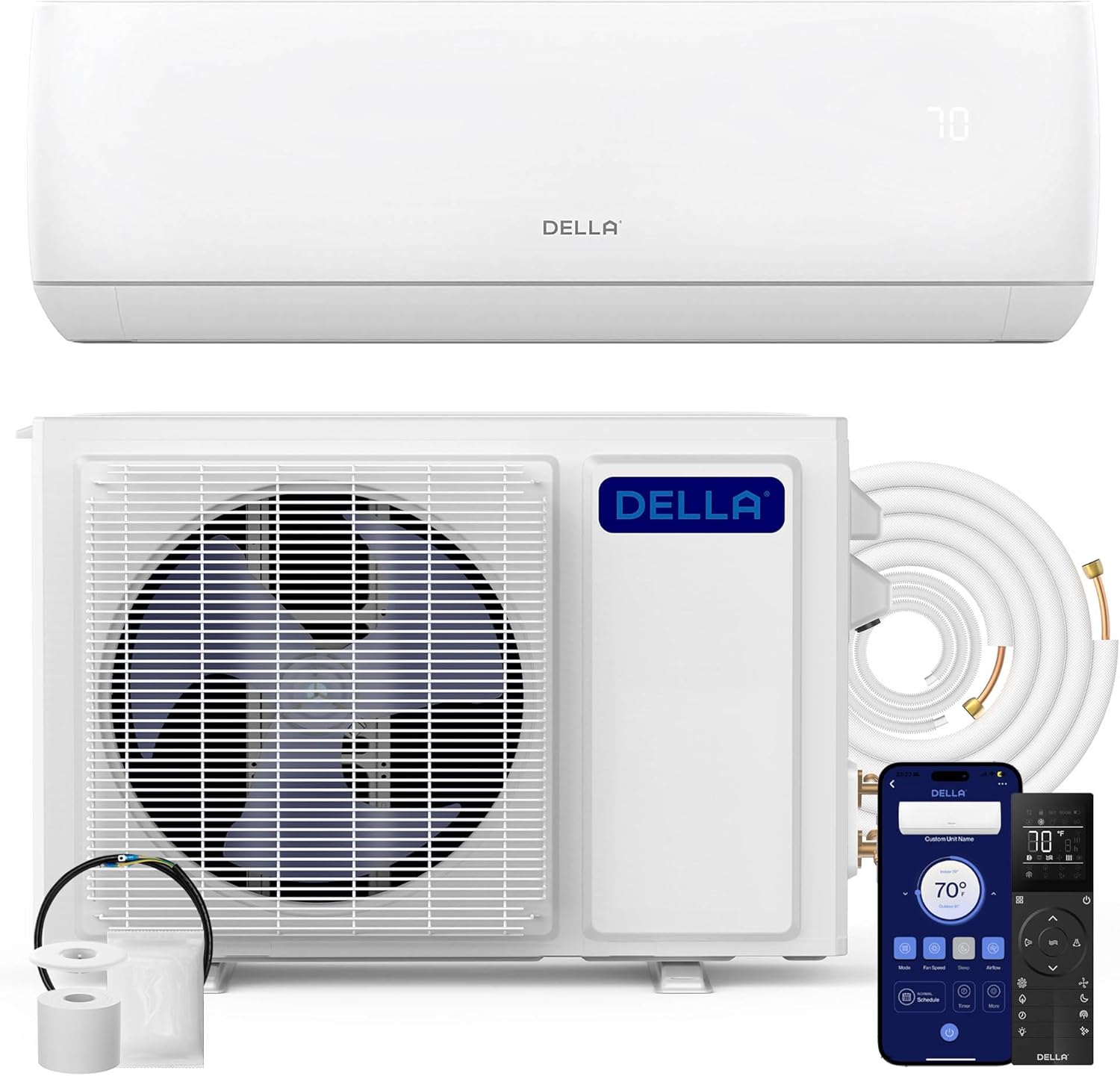 DELLA Motto Series 18000 BTU 19 SEER2 230V