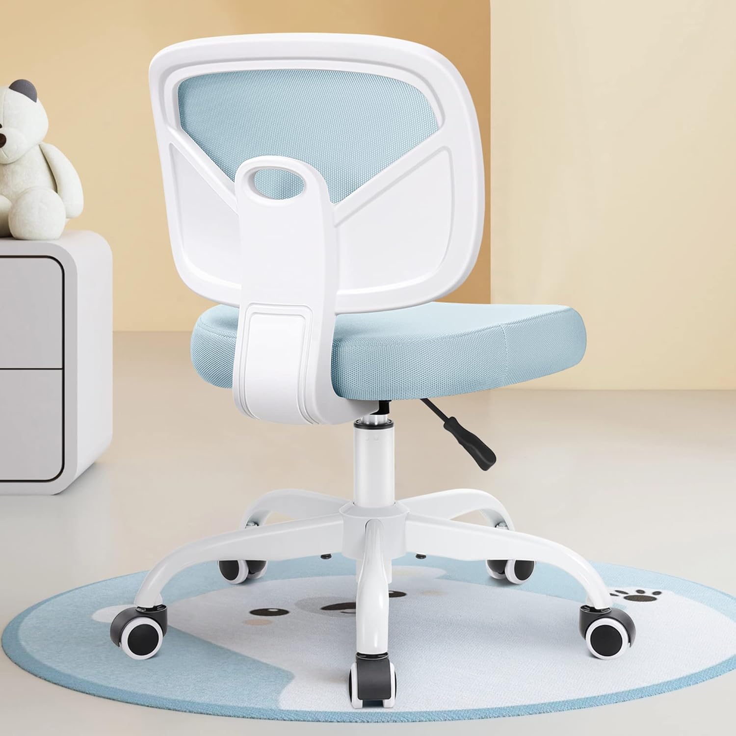 Kids Desk Chair, Pink Study Chair for Boys