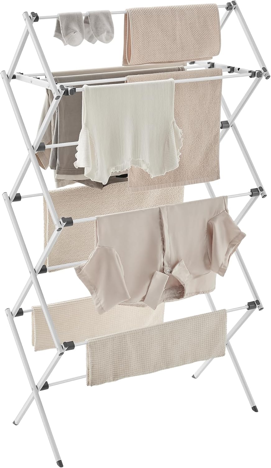 SONGMICS Foldable Clothes Drying Rack, Laundry Drying Rack,