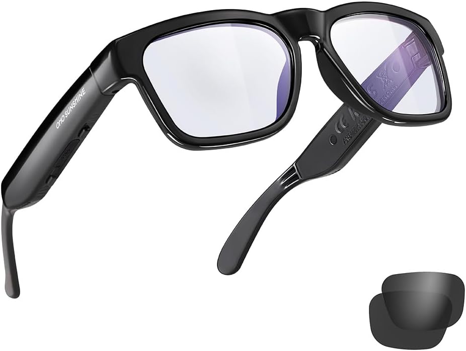 OhO sunshine Bluetooth Audio Sunglasses, Lightweight Open Ear