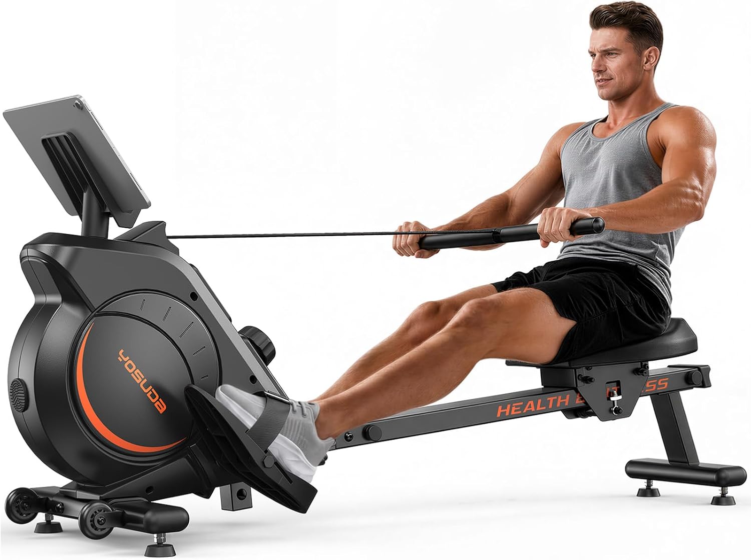 YOSUDA Magnetic Rowing Machine for Home, Bluetooth App-Supported