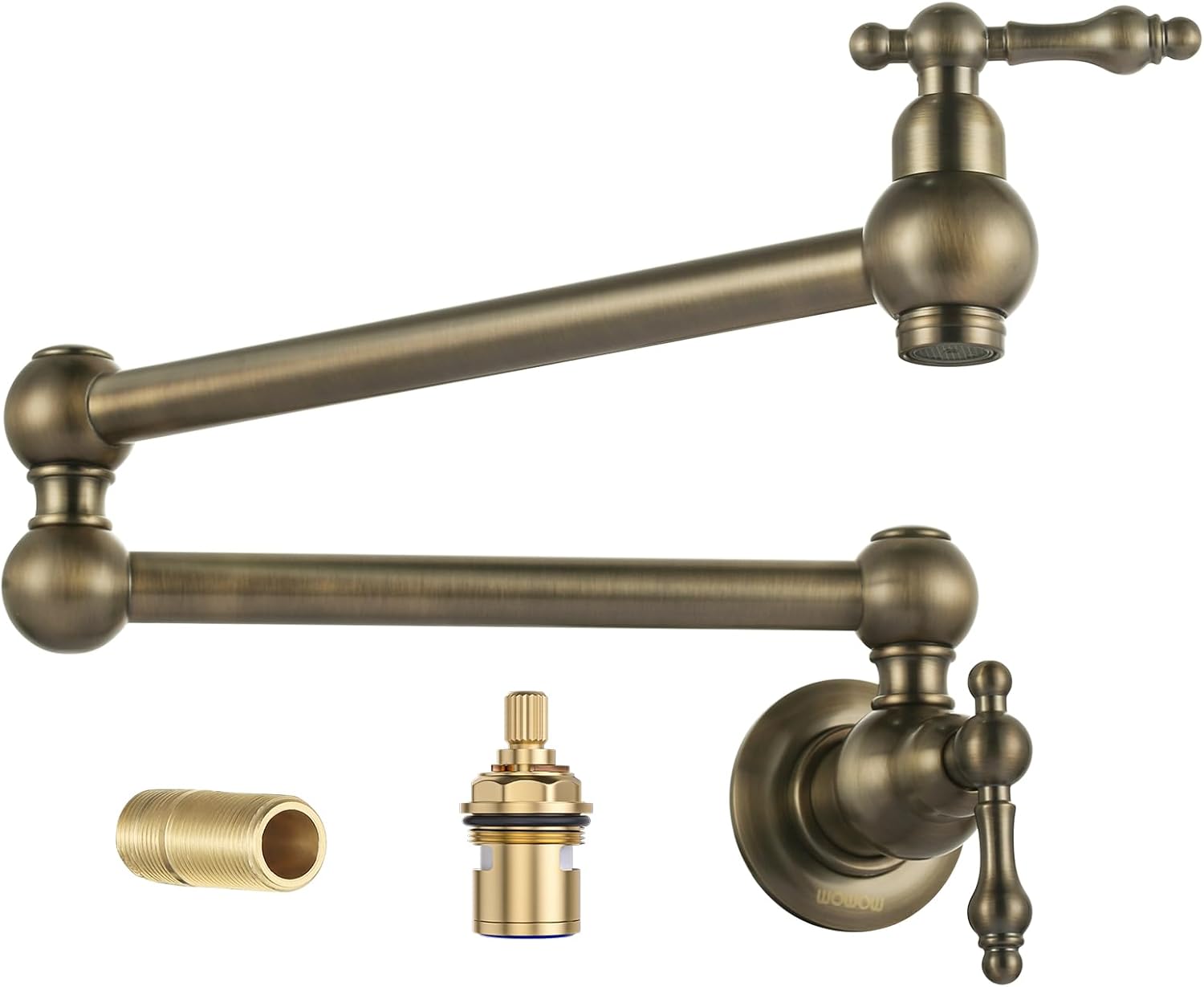 WOWOW Antique Bronze Pot Filler Faucet - Brass
