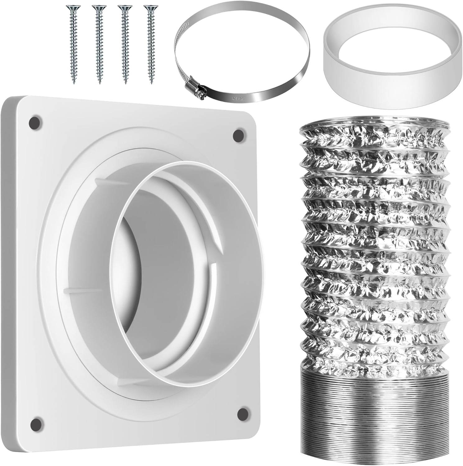 Dryer Vent Hose Connector Kit, Dryer Vent Wall