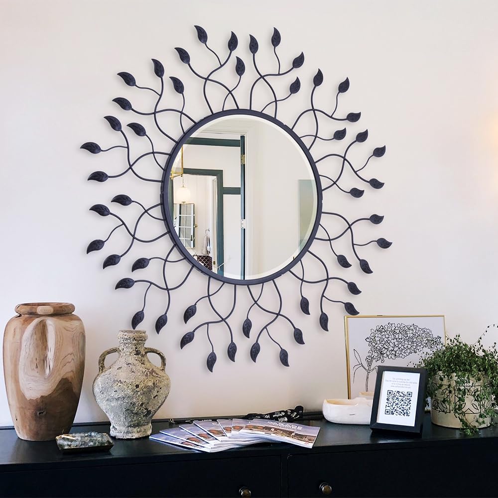 Chende 32 Inch Wall Decorative Mirror with Metal