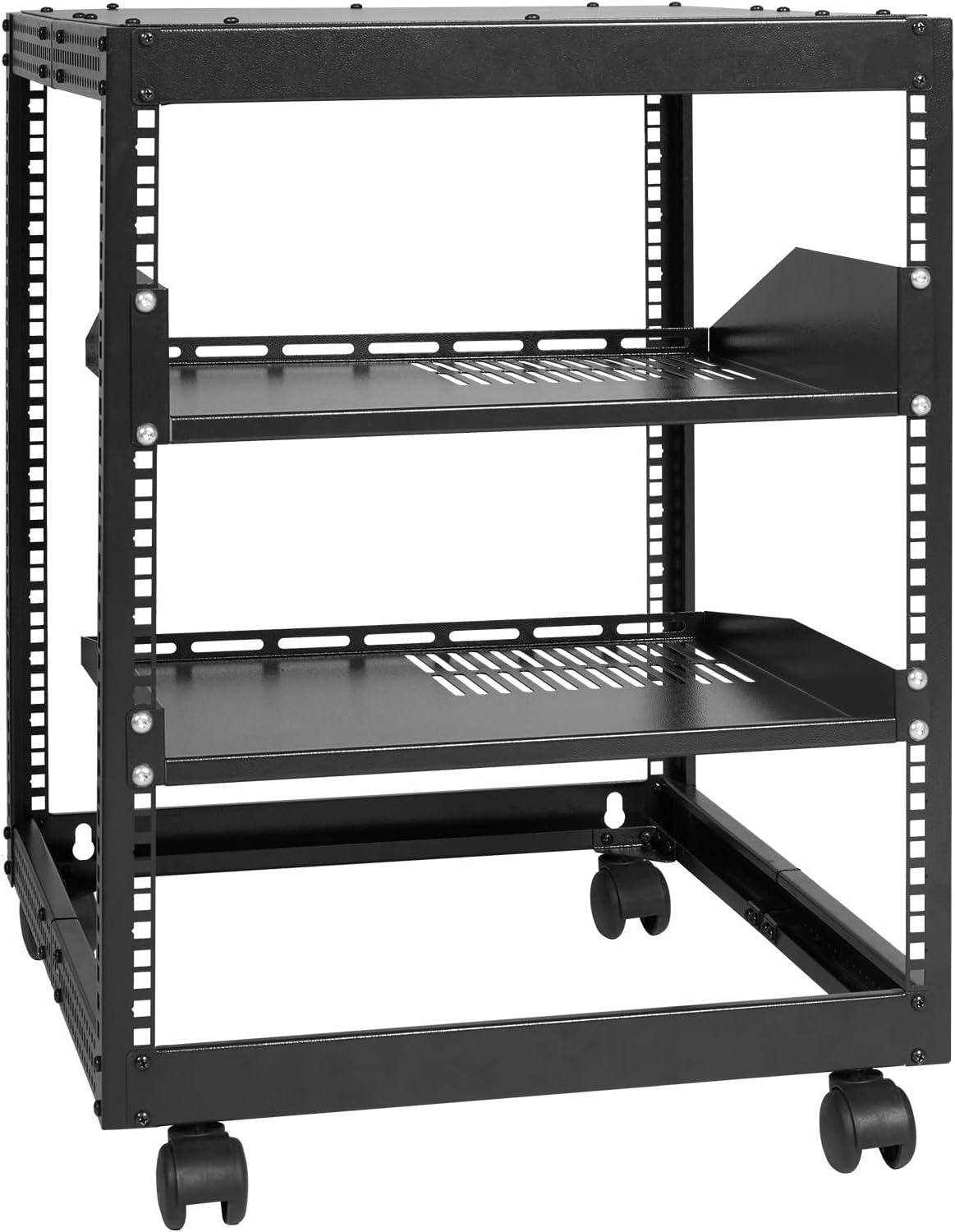 VEVOR 12U Open Frame Server Rack, 23-40 in