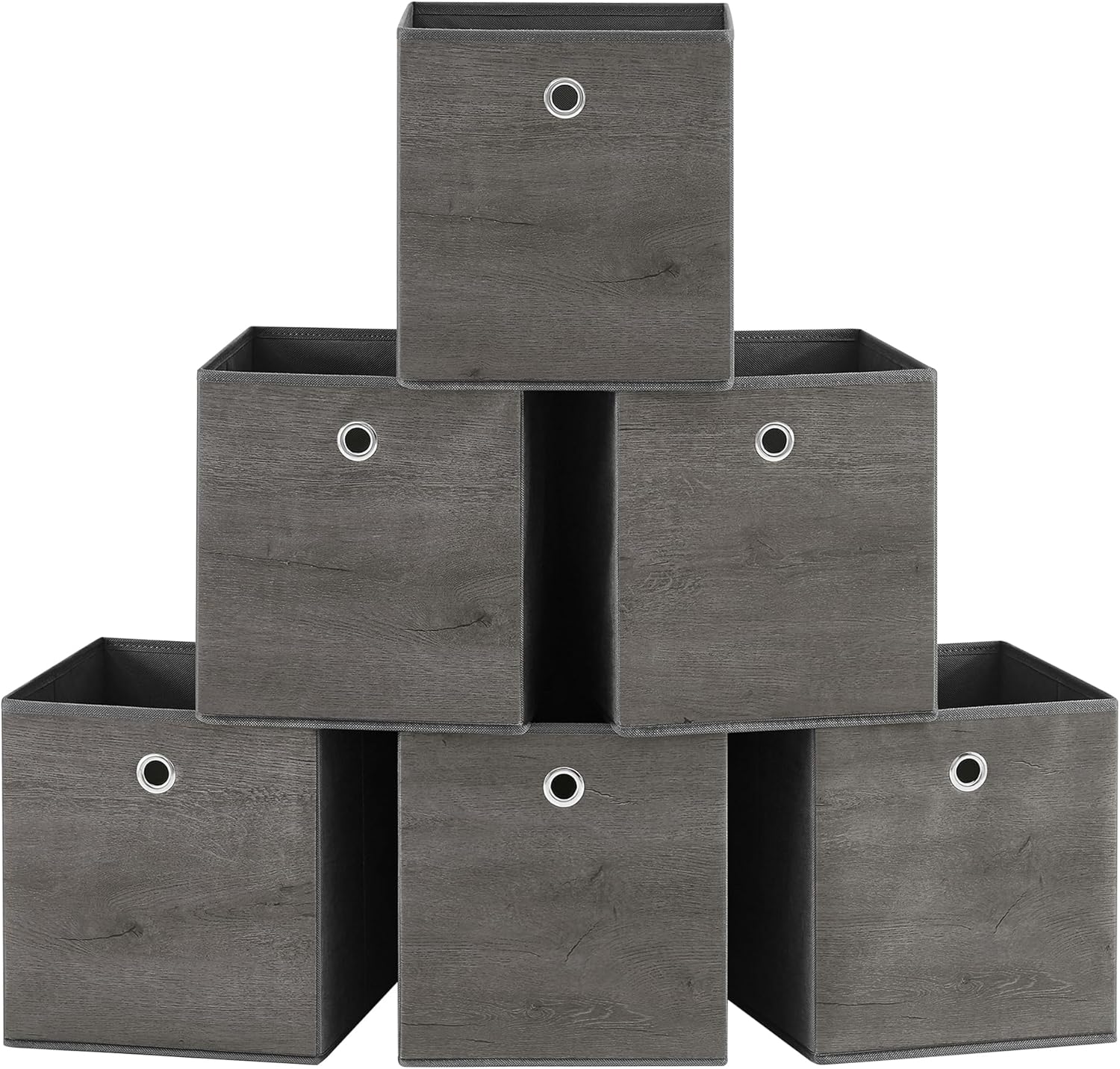 SONGMICS Storage Cubes, Set of 6 Storage Bins