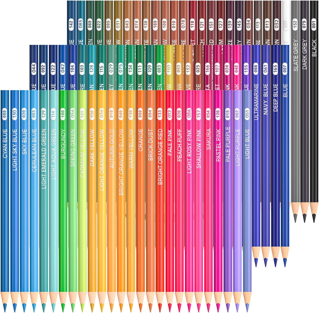 Shuttle Art 80 Colored Pencils, Soft-Core Color Pencils
