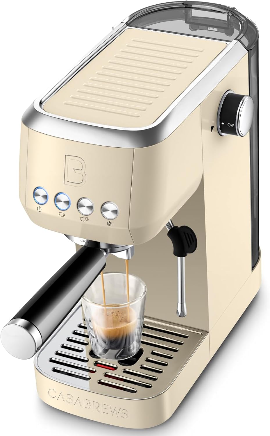 CASABREWS 3700 Essential Espresso Machine 20 Bar, Stainless