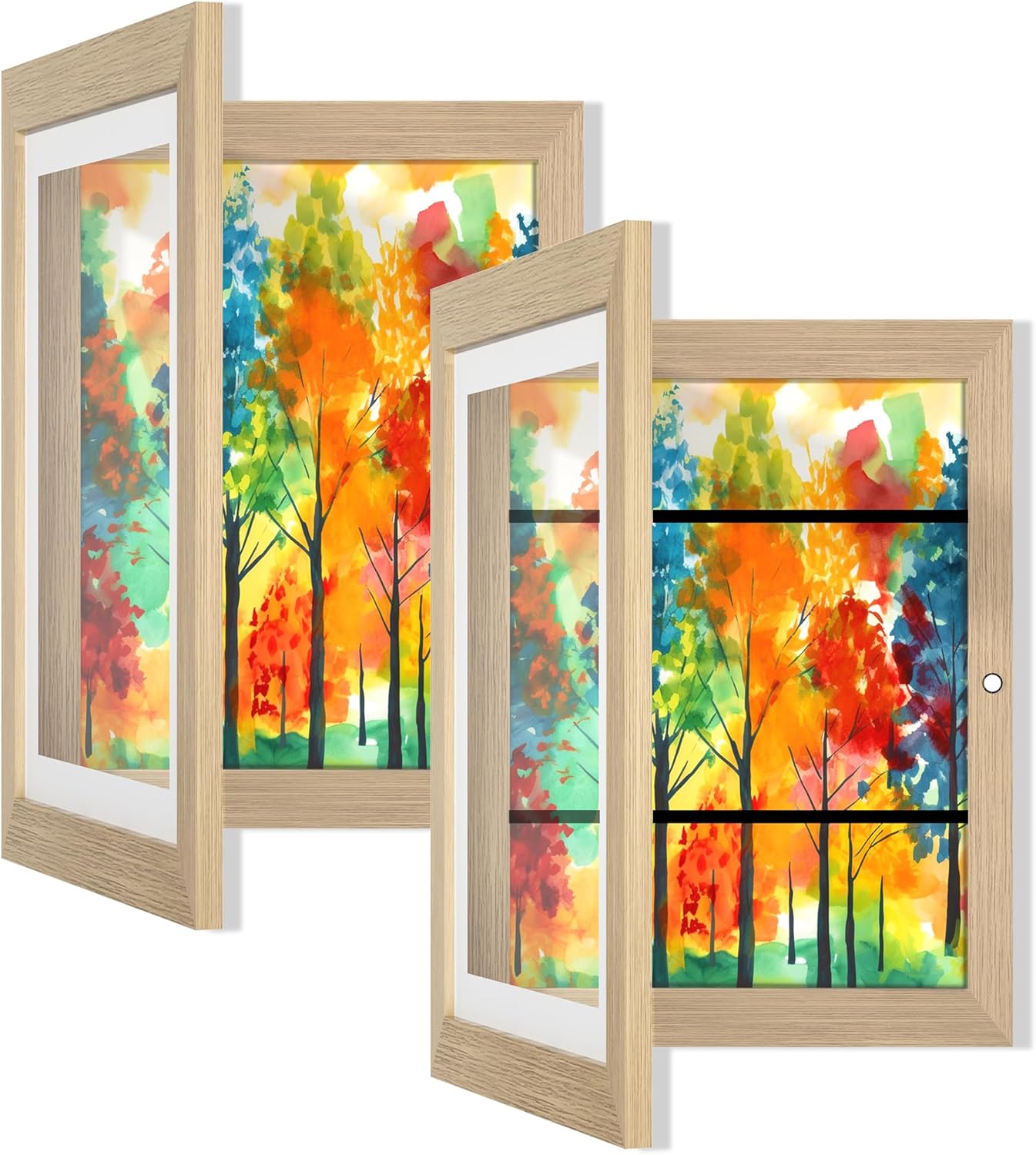 Orionstar Kids Art Frames, Changeable Front-Opening Picture Display
