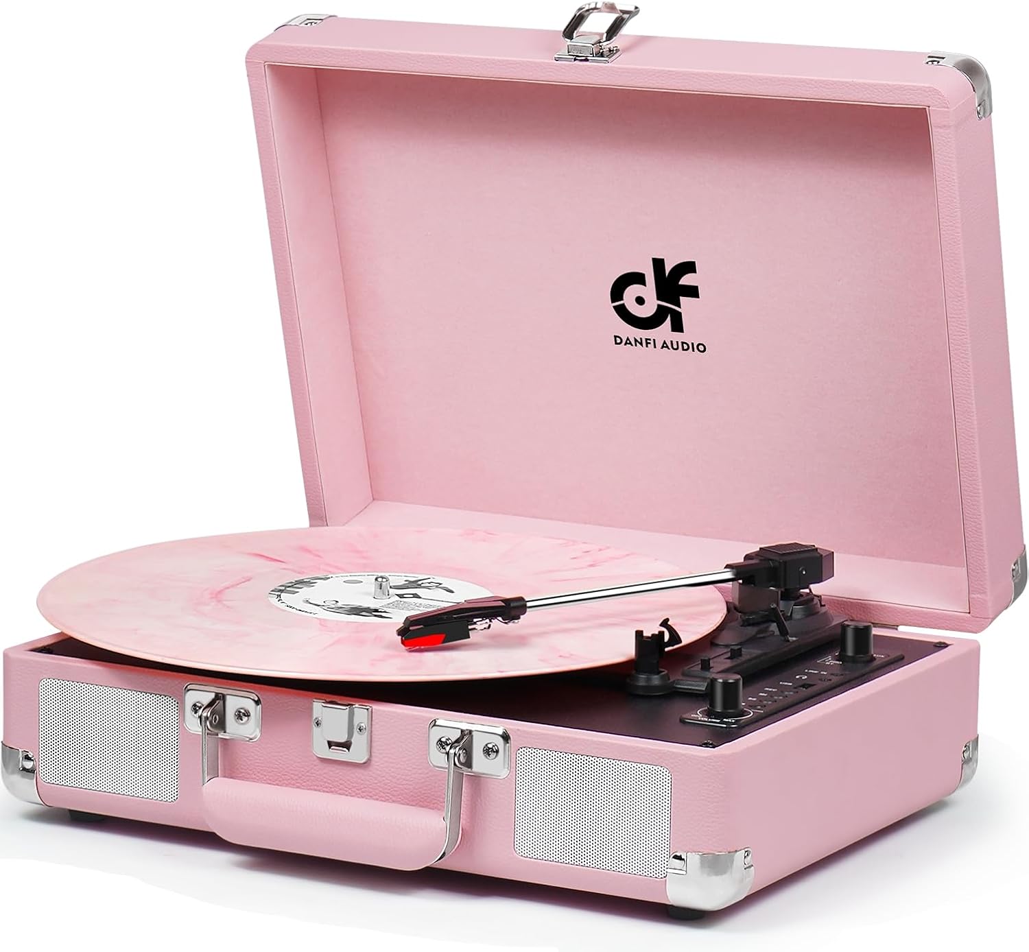 Vintage Suitcase Record Player - 3-Speed Turntable with