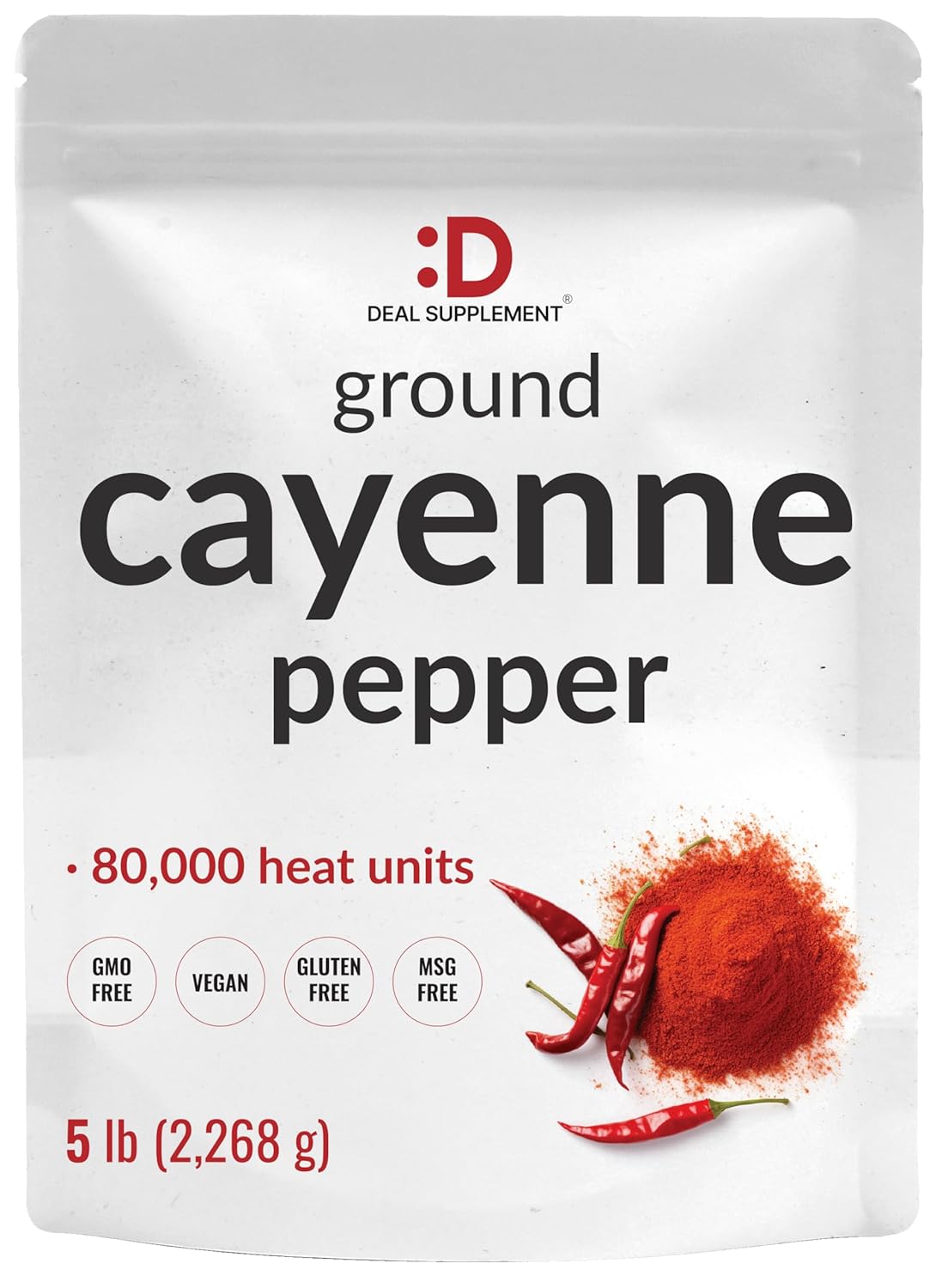 Ground Cayenne Pepper Powder, 5 Pounds – Extra