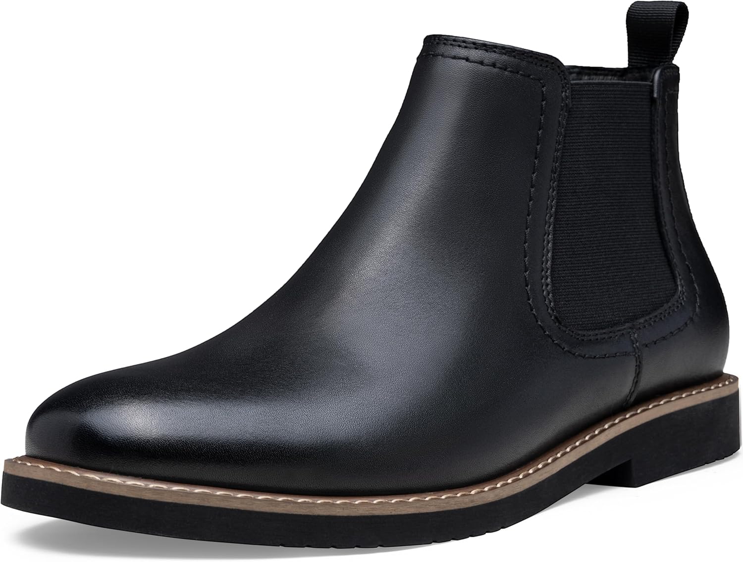 Vostey Chelsea Boots Men Casual Dress Boots Black