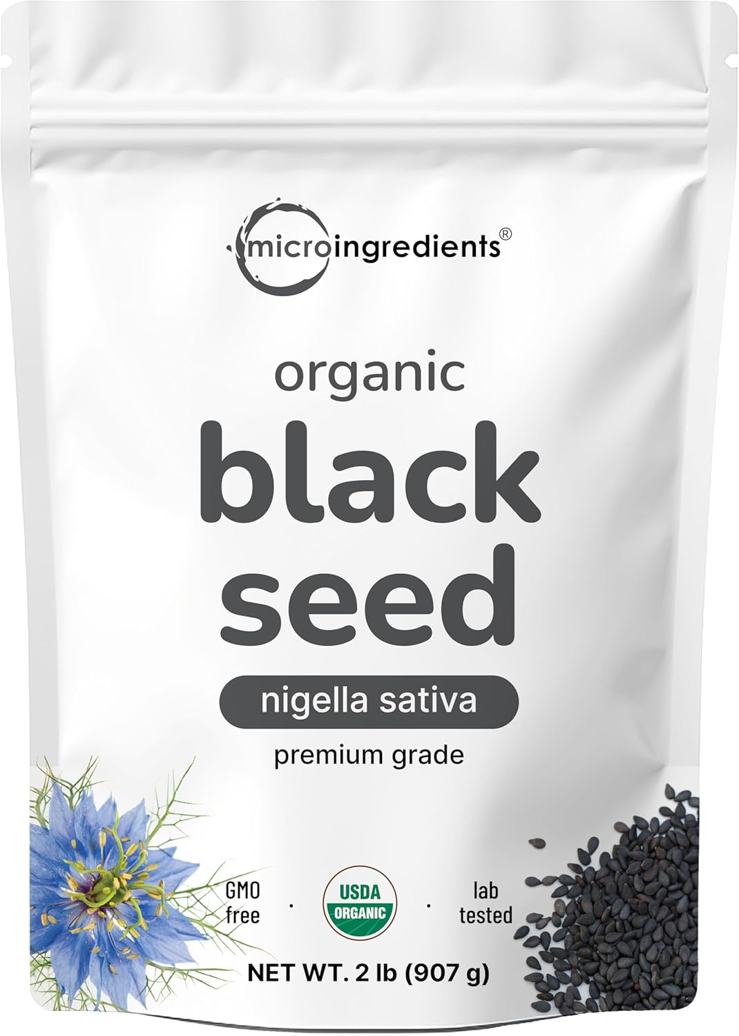 Organic Black Cumin Seed (Nigella Sativa), 2lbs |