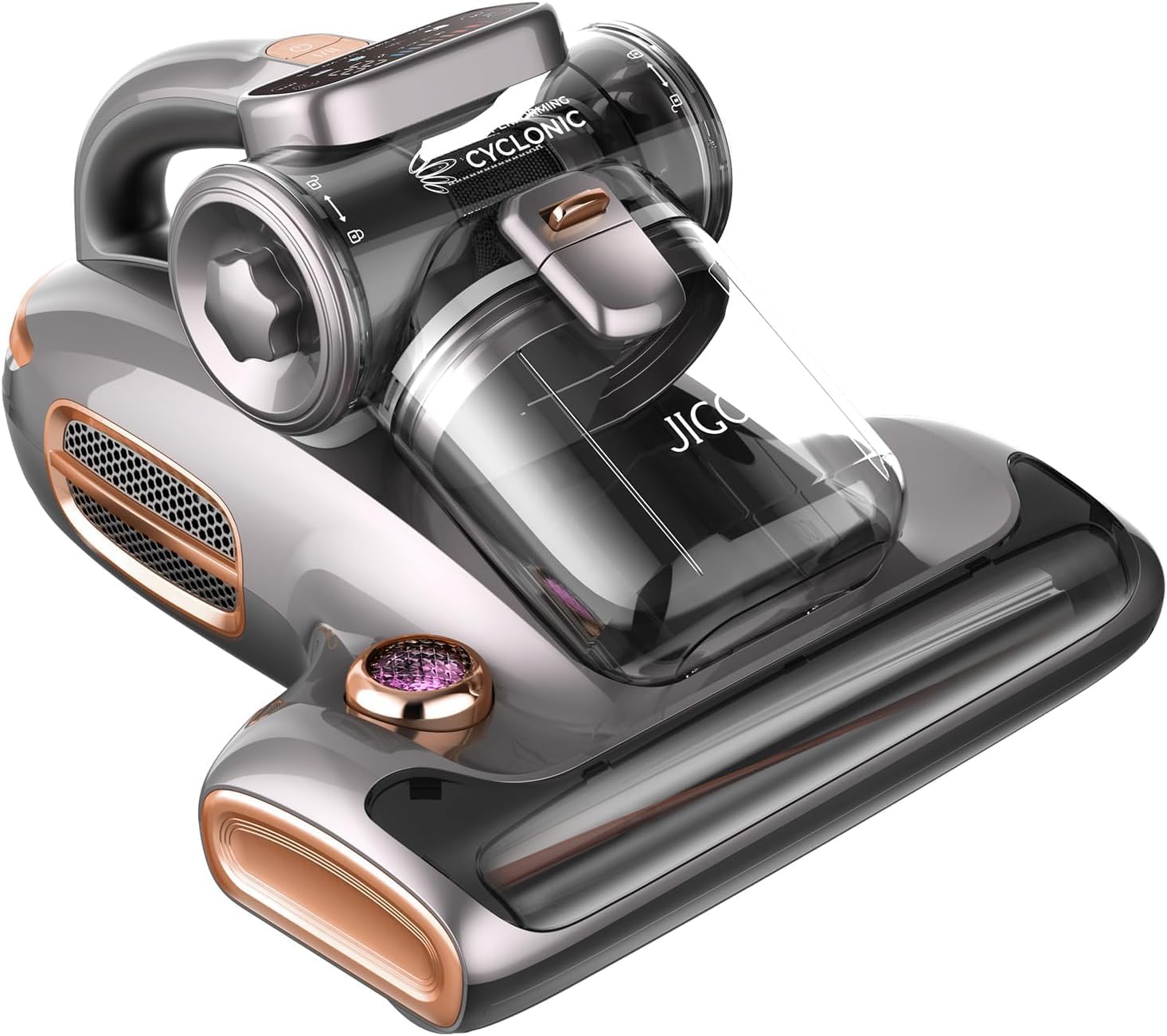 JIGOO T600 Bed Vacuum Cleaner with UV-C Light,